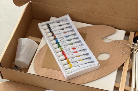 Sleigh All Day! Winter Acrylic Painting Kit – All Supplies Included